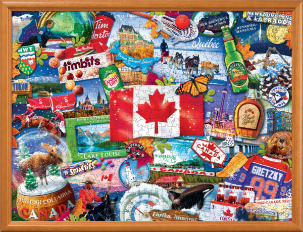 Greetings From - Canada 550 Piece Puzzle
