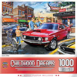 Childhood Dreams - Dave's Diner 1000 Piece Puzzle