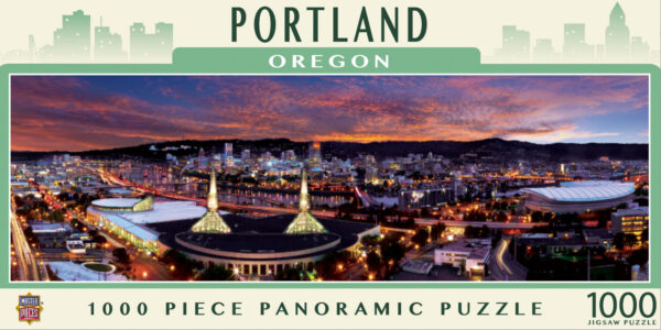 American Vista Panoramic - Portland 1000 Piece Puzzle