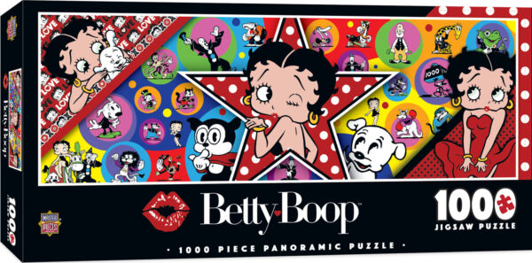 Betty Boop - 1000 Piece Panoramic Puzzle