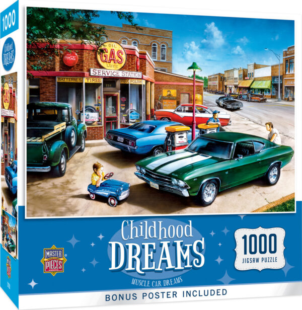 Childhood Dreams - Muscle Car Dreams 1000 Piece Puzzle