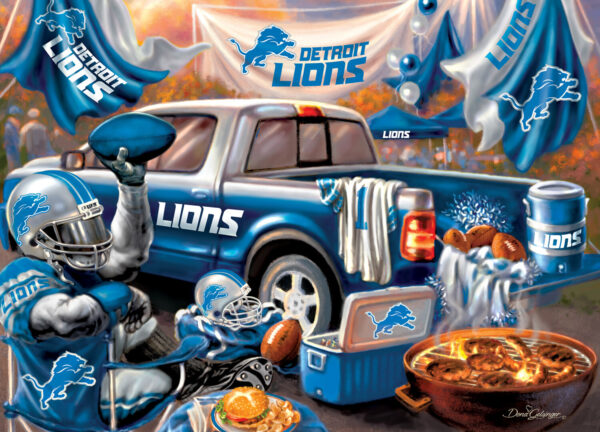 Detroit Lions NFL Gameday 1000pc Puzzle