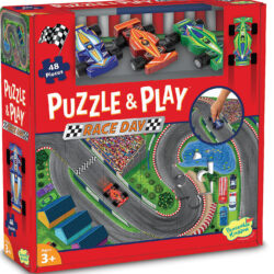 Puzzle and Play: Race Day Floor Puzzle
