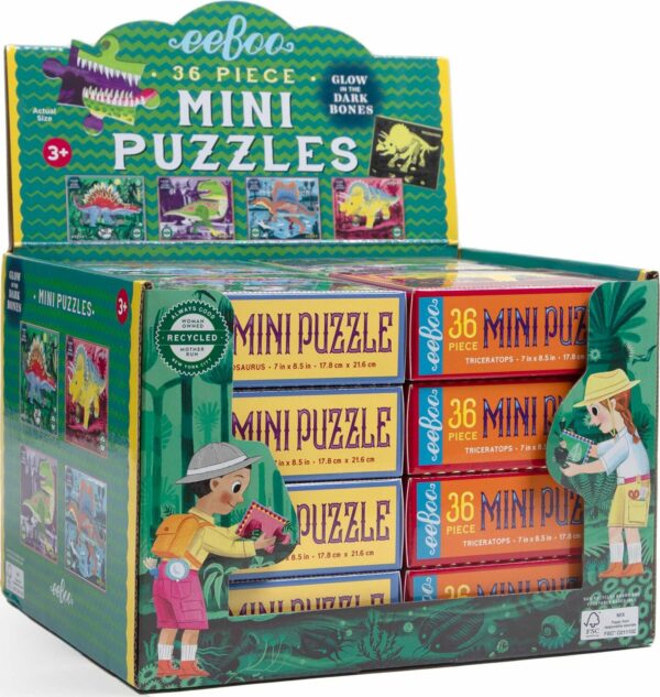 Dinosaur Mini Puzzle (assorted)