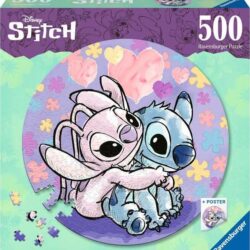 Stitch (500 Piece Round Puzzle)