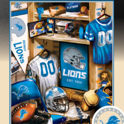 Detroit Lions NFL Locker Room 500pc Puzzle