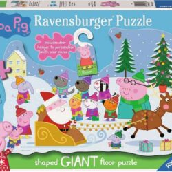 Peppa Pig Christmas (32 Piece Floor Puzzle with Door Hange)