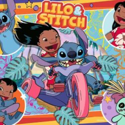 Stitch (4x100 Piece Puzzle)