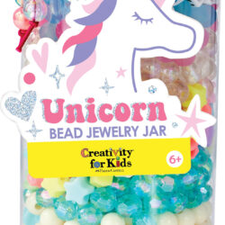 Bead Jewelry Jar - Unicorn